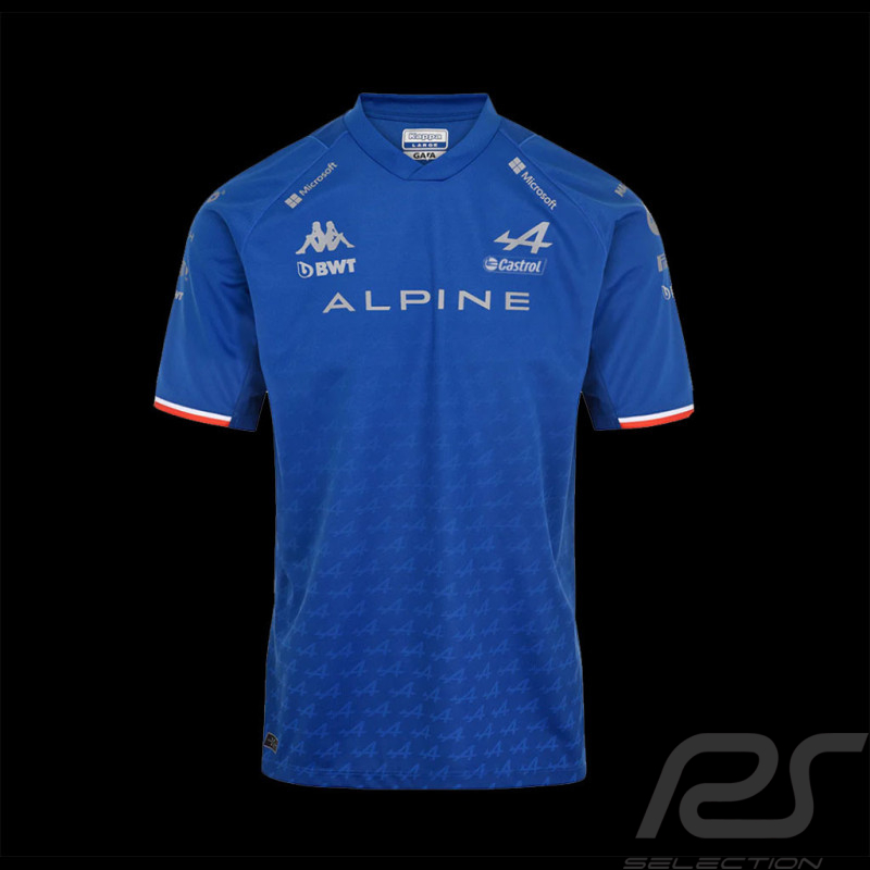 Alpine T-shirt F1 Esteban Ocon Team Kappa Royal Blue 351883W - men