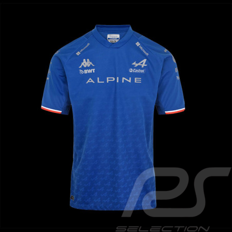 Alpine T-shirt F1 Esteban Ocon Team Kappa Royal Blue 351883W - men