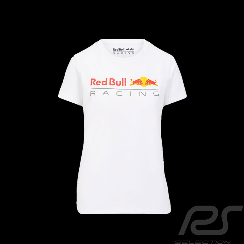 Red Bull Racing T-Shirt Verstappen Pérez Logo White 701202319-002 - women