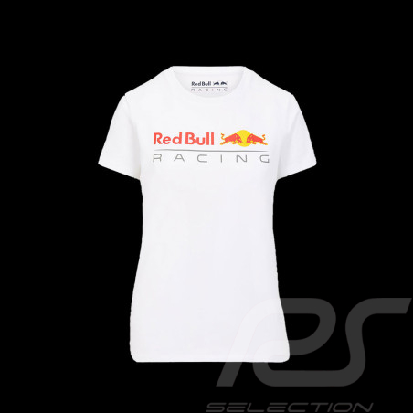 Red Bull Racing T-Shirt Verstappen Pérez Logo Weiß 701202319-002 - Damen