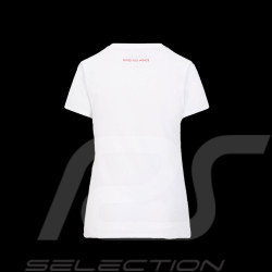 Red Bull Racing T-Shirt Verstappen Pérez Logo Weiß 701202319-002 - Damen