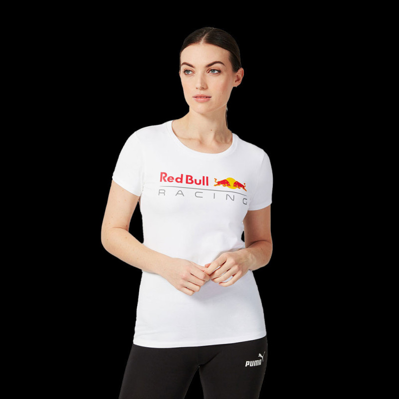 Bull White Logo - Red T-Shirt women 701202319-002 Racing Verstappen Pérez