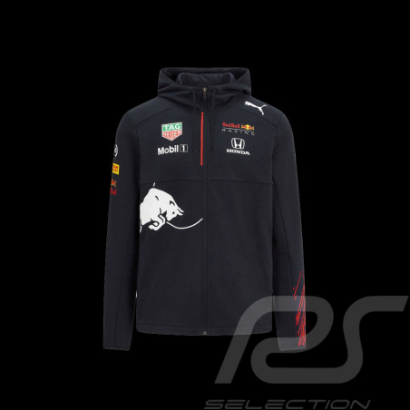 Red Bull Racing Jacke mit Kapuze F1 Verstappen Pérez Puma Tag Heuer Marineblau 701202761-001 - kinder