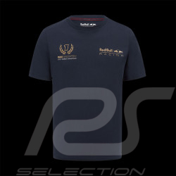 T-shirt Max Verstappen Red Bull Racing F1 Weltmeister Marineblau 701223749-001 - Herren