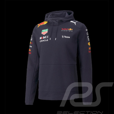 Sweatshirt Red Bull Racing F1 Verstappen Pérez Puma Tag Heuer Navy Blue 701219141-001 - Men