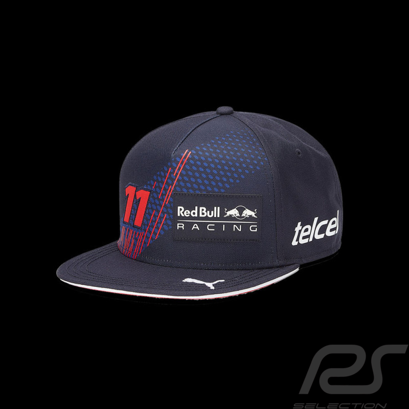 Casquette Red Bull Racing Sergio Pérez n°11 F1 Puma visière plate Bleu Marine 701218979-001
