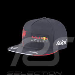 Red Bull Racing Kappe Sergio Pérez n°1 F1 Puma flaches visier Marineblau 701219185-001