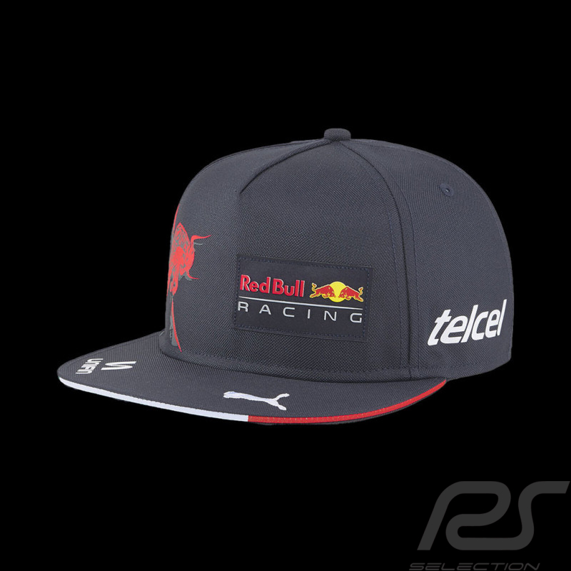 Red Bull Racing Kappe Sergio Pérez n°1 F1 Puma flaches visier Marineblau 701219185-001
