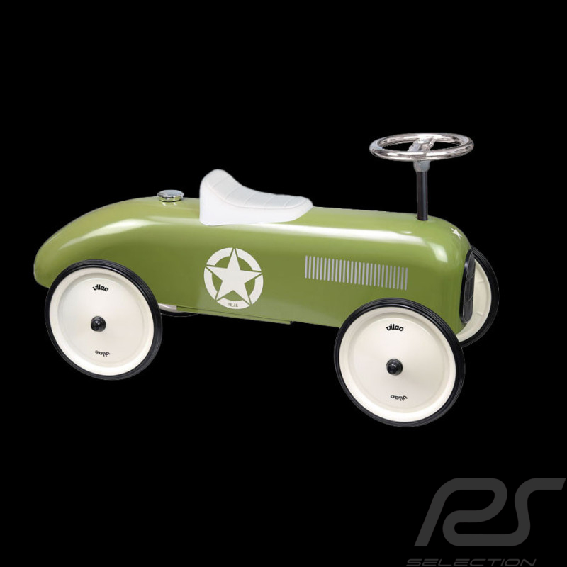 Kinderanhänger Vintage Car Grün Khaki 1044