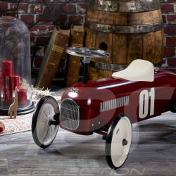 Ride-on Car Vintage n° 01 Burgundy Red 1046