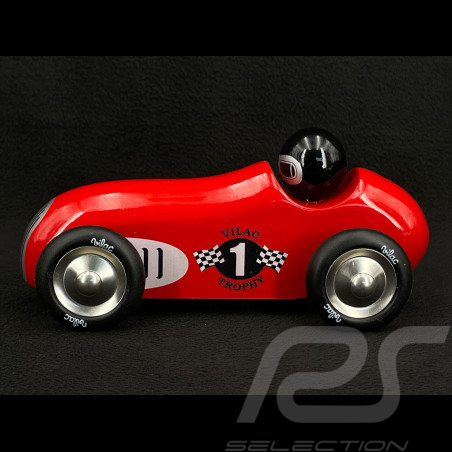 Miniature Vintage de course en bois Vilac Trophy Rouge 2286R
