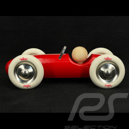 Vintage Holz Rennauto Grand Prix Rot 2341R