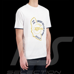 100 Jahre 24h Le Mans T-shirt Sarthe Autorennstrecke 1923 - 2023 Weiß LM231TSM03-000 - Herren