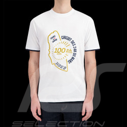 100 Jahre 24h Le Mans T-shirt Sarthe Autorennstrecke 1923 - 2023 Weiß LM231TSM03-000 - Herren