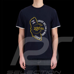 100 Jahre 24h Le Mans T-shirt Sarthe Autorennstrecke 1923 - 2023 Marineblau LM231TSM03-100 - Herren