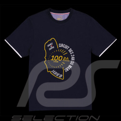 100 Jahre 24h Le Mans T-shirt Sarthe Autorennstrecke 1923 - 2023 Marineblau LM231TSM03-100 - Herren