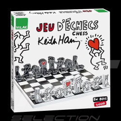 Keith Haring Chess Set Decorated Wood Vilac 9221