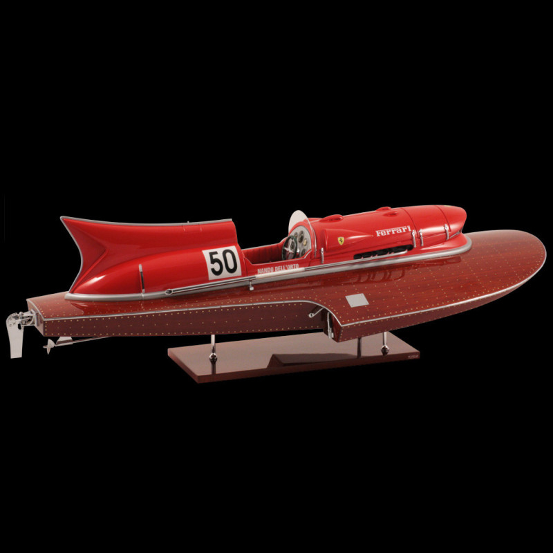 Ferrari Arno XI Race Boat Model 87cm Red 1/7 Handbuilt
