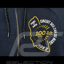 100 Jahre 24h Le Mans Jacke Sarthe Autorennstrecke 1923 - 2023 Marineblau LM231SSM02-100 - Herren