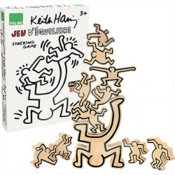 Balancierspiel Keith Haring 11 Teile Holz Vilac 9217