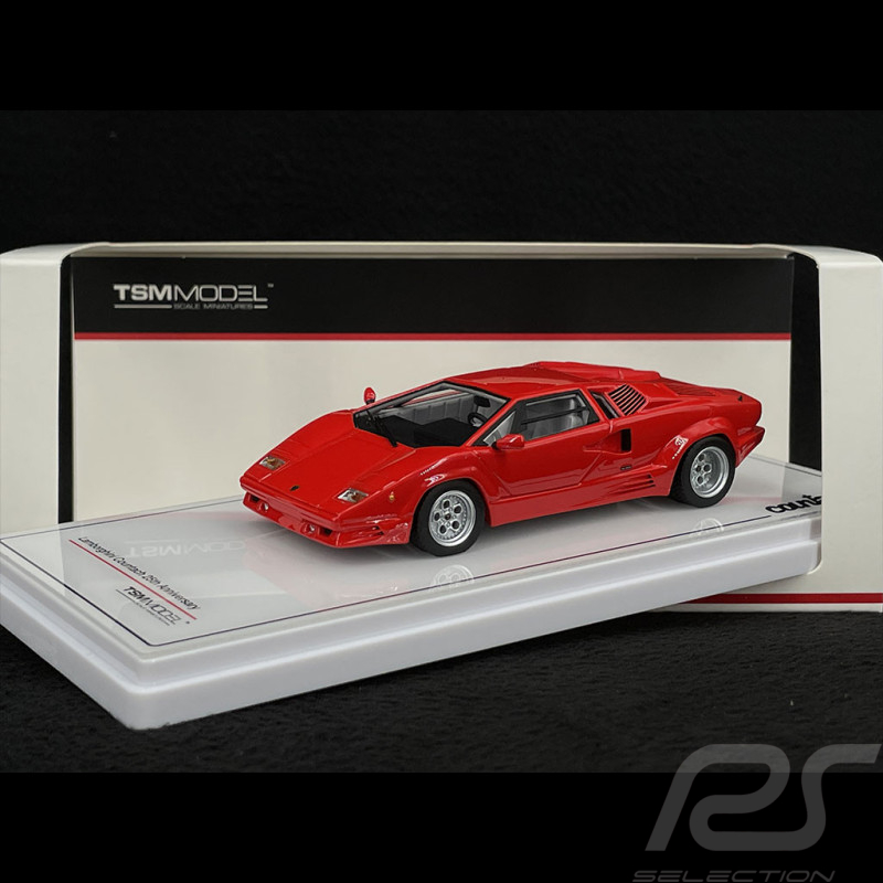 Lamborghini Countach 25ème Anniversaire 1989 Rouge 1/43 TSM Models TSM430658