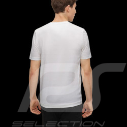 Porsche x BOSS T-shirt Slim Fit Merzeriesierter Baumwolle Weiß BOSS 50486222_100 - Herren