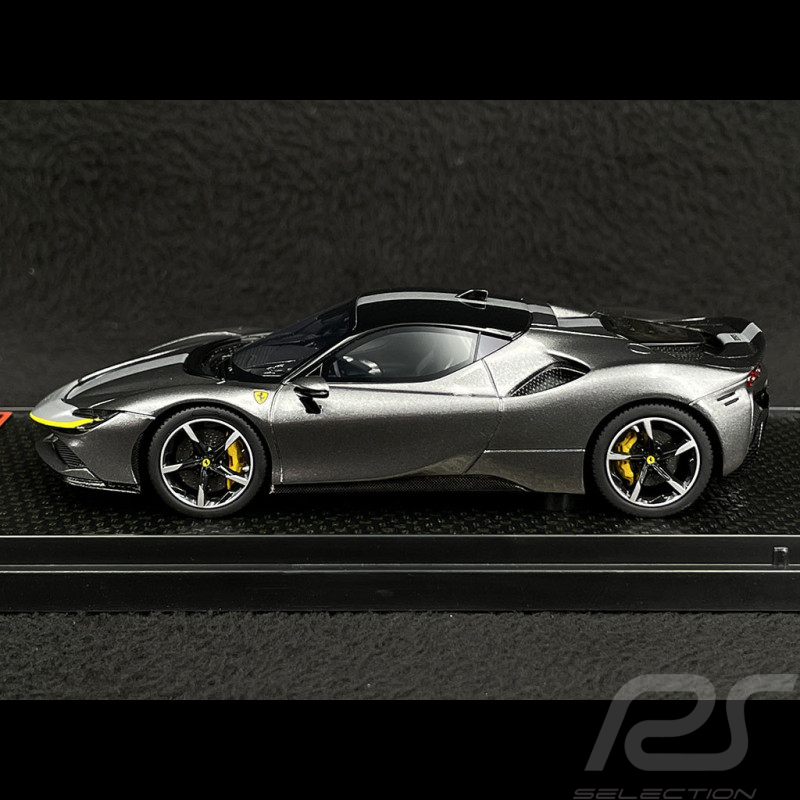 Ferrari SF90 Stradale Hybrid Pack Fiorano 2020 Metallic Silber 1/43 BBR Models BBRC228RA
