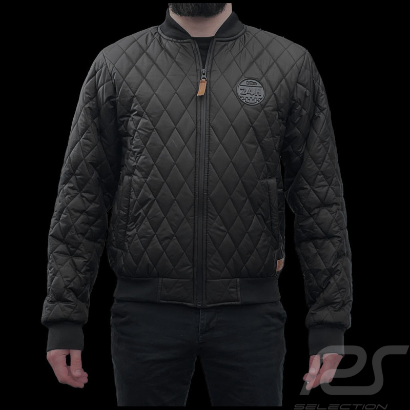 24h Le Mans Jacke - Gesteppte Schwarz LM231KS572-005 - Herren