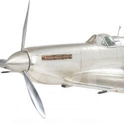 Avion Spitfire Mk I 1936 avec socle Aluminium 1/15 AP456