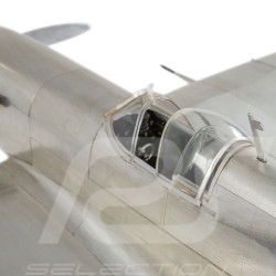 Avion Spitfire Mk I 1936 avec socle Aluminium 1/15 AP456