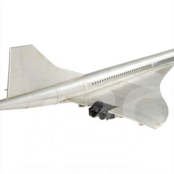 Flugzeug Concorde 1976 mit Aluminiumsockel 1/15 AP460