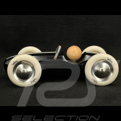 Vintage Wooden Race Car Grand Prix Black 2341K