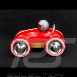 Miniature Vintage de Course en Bois Roadster Rouge 2332R