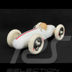 Miniature Vintage de Course Grand Prix en Bois Blanc 2341W