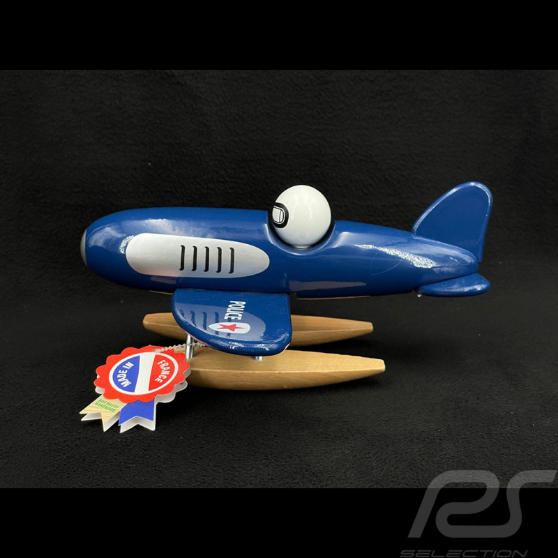 Vintage Wooden Police Seaplane Red 2329P
