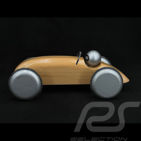 Vintage Wooden Race Car Speedster Natural Wood 2289S