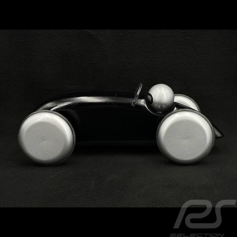 Vintage Wooden Race Car Speedster Black 2289