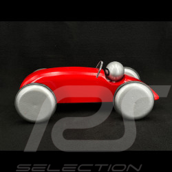 Vintage Wooden Race Car Speedster Red 2288R