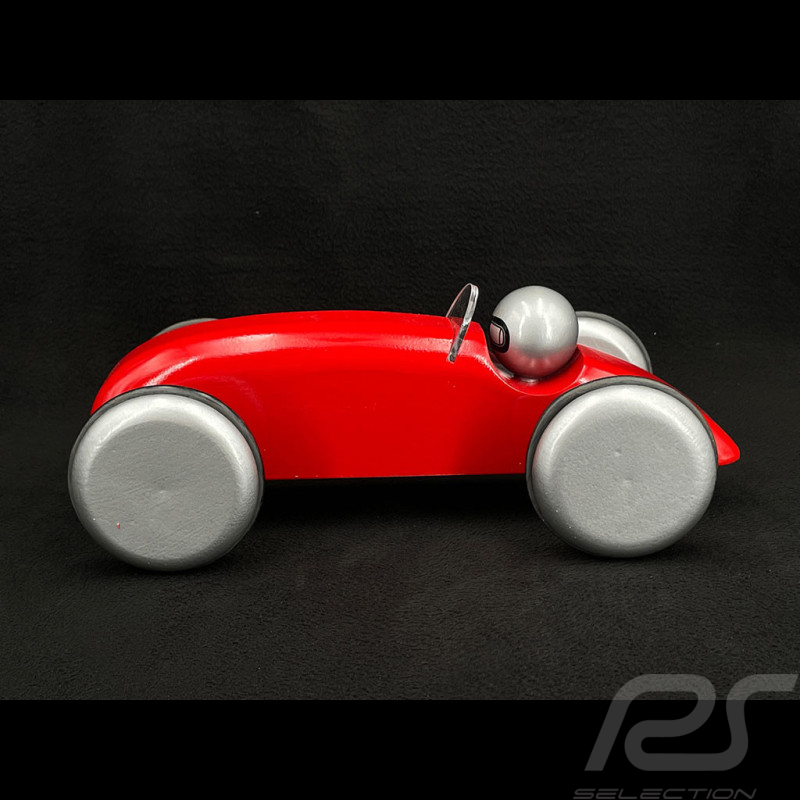 Vintage Wooden Race Car Speedster Red 2288R