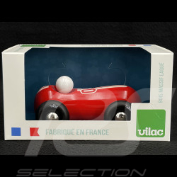 Vintage Wooden Race Car Streamline Red 2284R