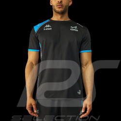 Alpine T-shirt F1 Team Ocon Gasly 2023 Kappa Black / Blue 311E2PW-A12 - Men