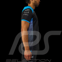 T-shirt Alpine F1 Team Ocon Gasly 2023 Kappa Noir / Bleu 311E2PW-A12 - Homme