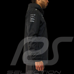 Veste à capuche Alpine F1 Team Ocon Gasly 2023 Kappa Softshell Hoodie Noir / Bleu 331C58W-005 - Homme