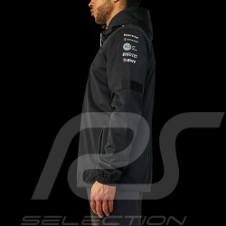 Alpine Hooded Jacket F1 Team Ocon Gasly 2023 Kappa Softshell Hoodie Black / Blue 331C58W-005 - Men