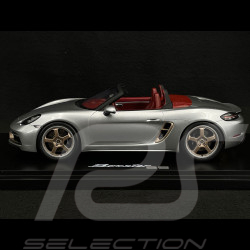 Porsche 718 Boxster Type 982 25 Jahre Edition GT Silber 1/18 Spark WAP0212020NB25