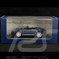 Porsche 911 Carrera GTS Cabriolet Type 992 2022 America Edition Bleu Azur 1/43 Spark WAP0201060PGTA