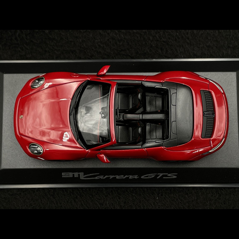 Porsche 911 Carrera GTS Cabriolet (Rouge Carmin) - Spark 1/43 - Miniature Neuve Sous Blister