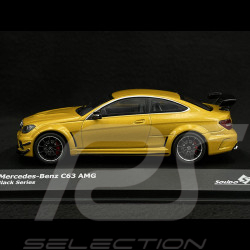 Mercedes-Benz C63 AMG Black Series 2012 Jaune Solaire 1/43 Solido S4311601