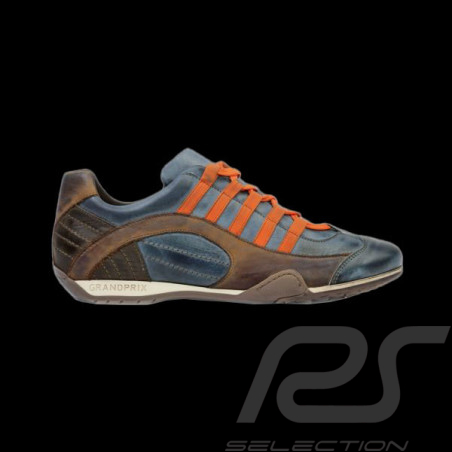 Chaussure Sport sneaker / basket style pilote bleu Monza V2 - homme