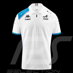 Polo Alpine F1 Team Ocon Gasly 2023 Kappa Blanc / Bleu 361C2RW-A0A - Homme
